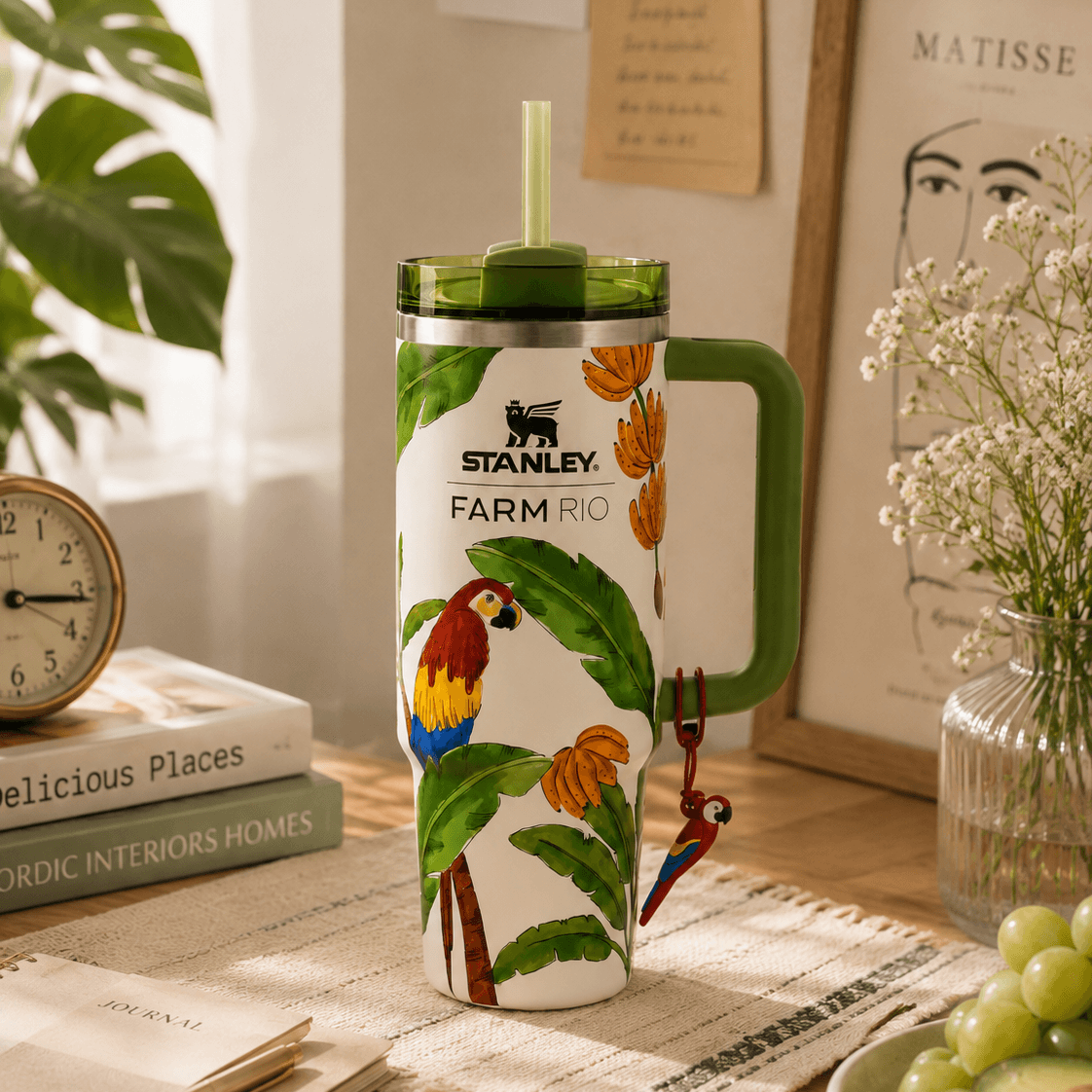 Tropical Parrot Paradise Tumbler