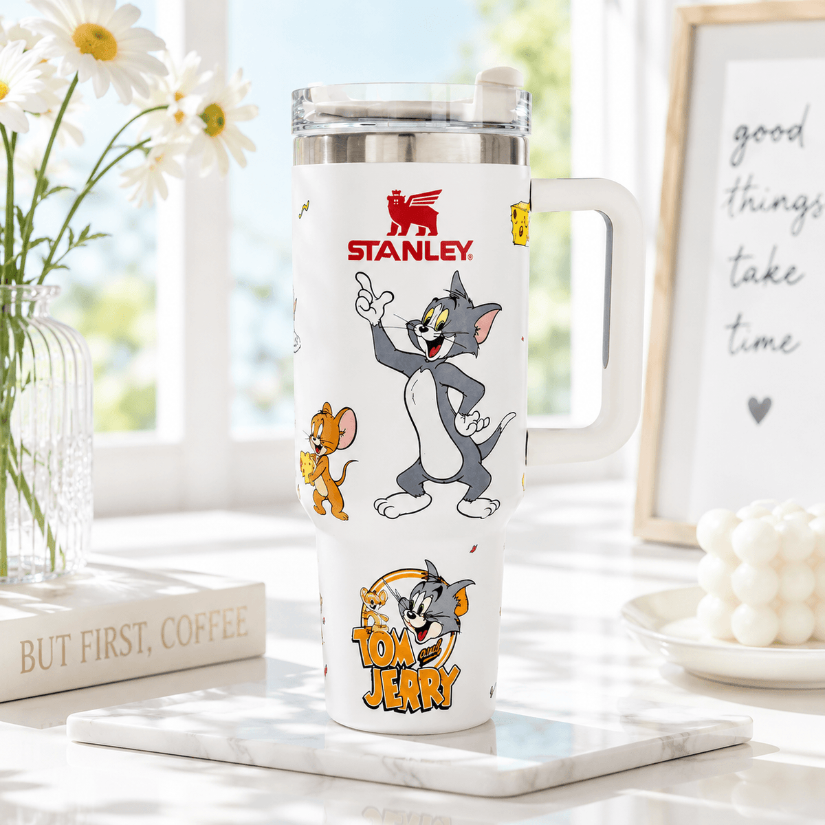 Classic Cat & Mouse Adventure Tumbler
