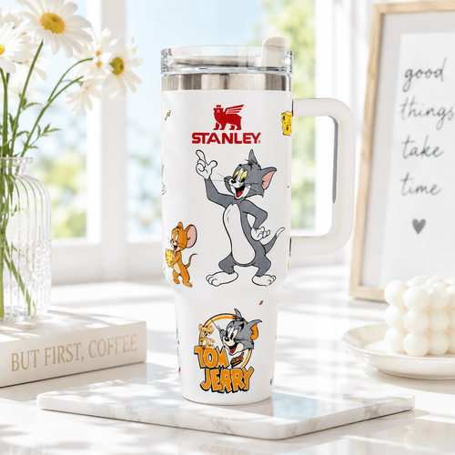 Classic Cat & Mouse Adventure Tumbler