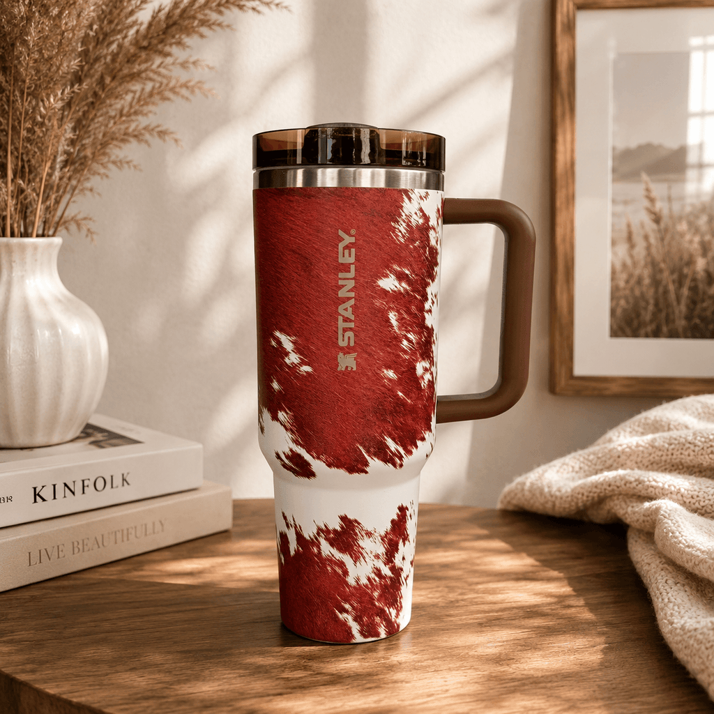 Western Cowhide Adventure Tumbler