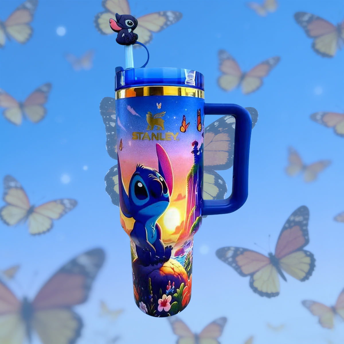 Stitch Sunset Dream Tumbler