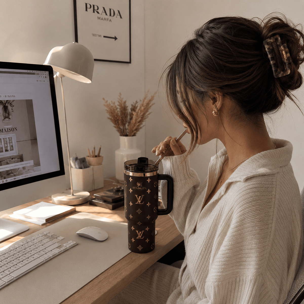 Stanley Luxe Monogram Tumbler
